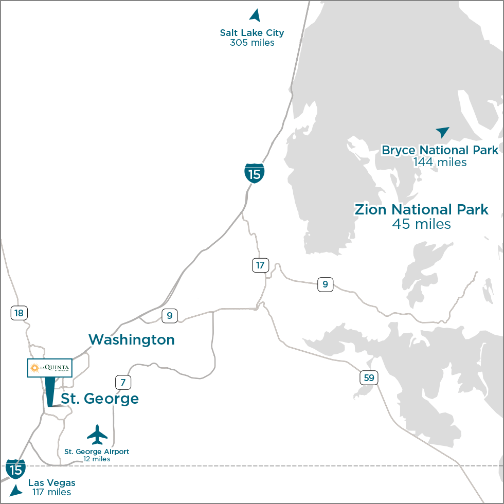 La Quinta St. George area map